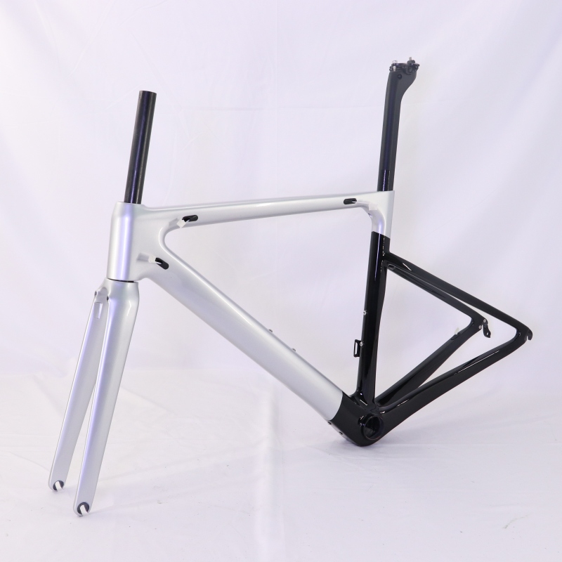 VB-R-086 Carbon Road Bike Frame Glossy Silver