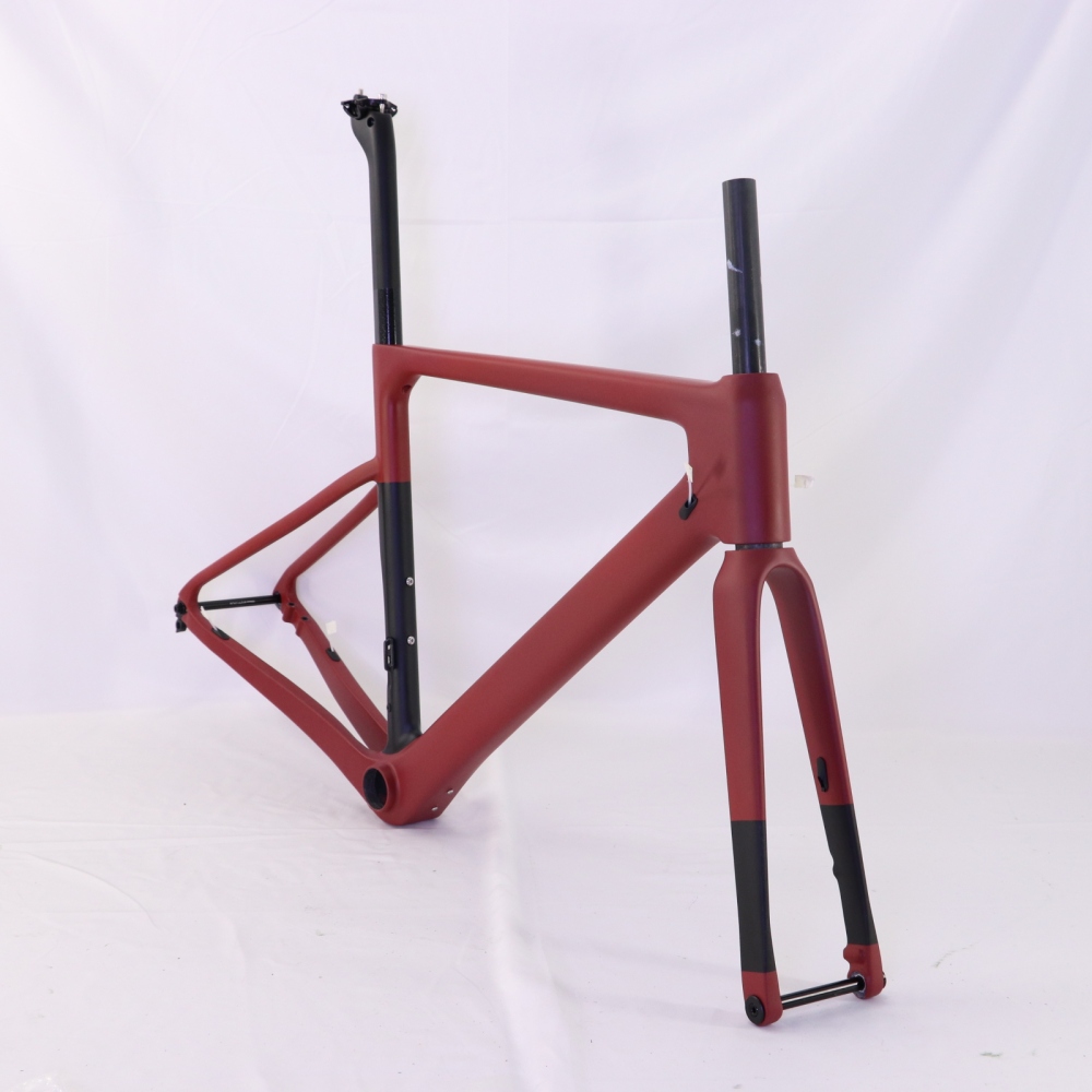 VB-R-086 Carbon Road Bike Frame Matte Red