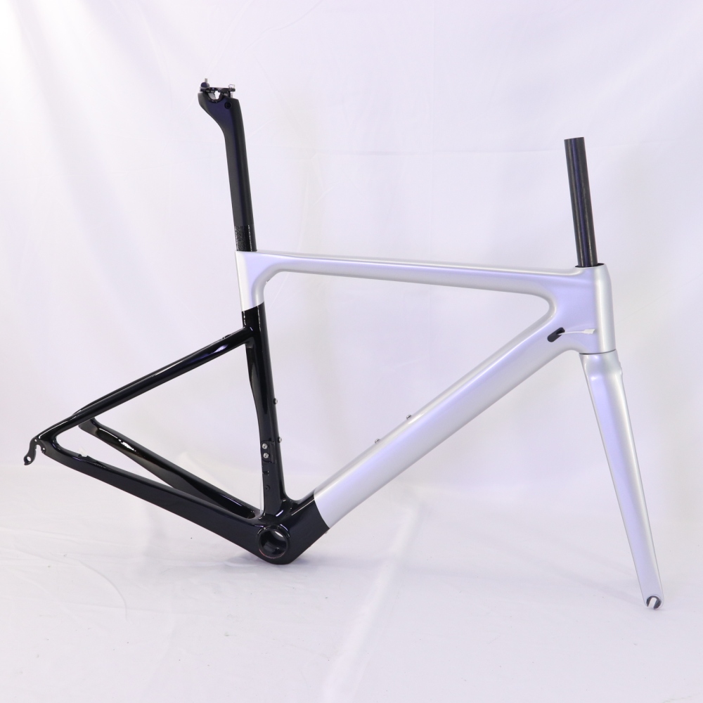 VB-R-086 Carbon Road Bike Frame Glossy Silver