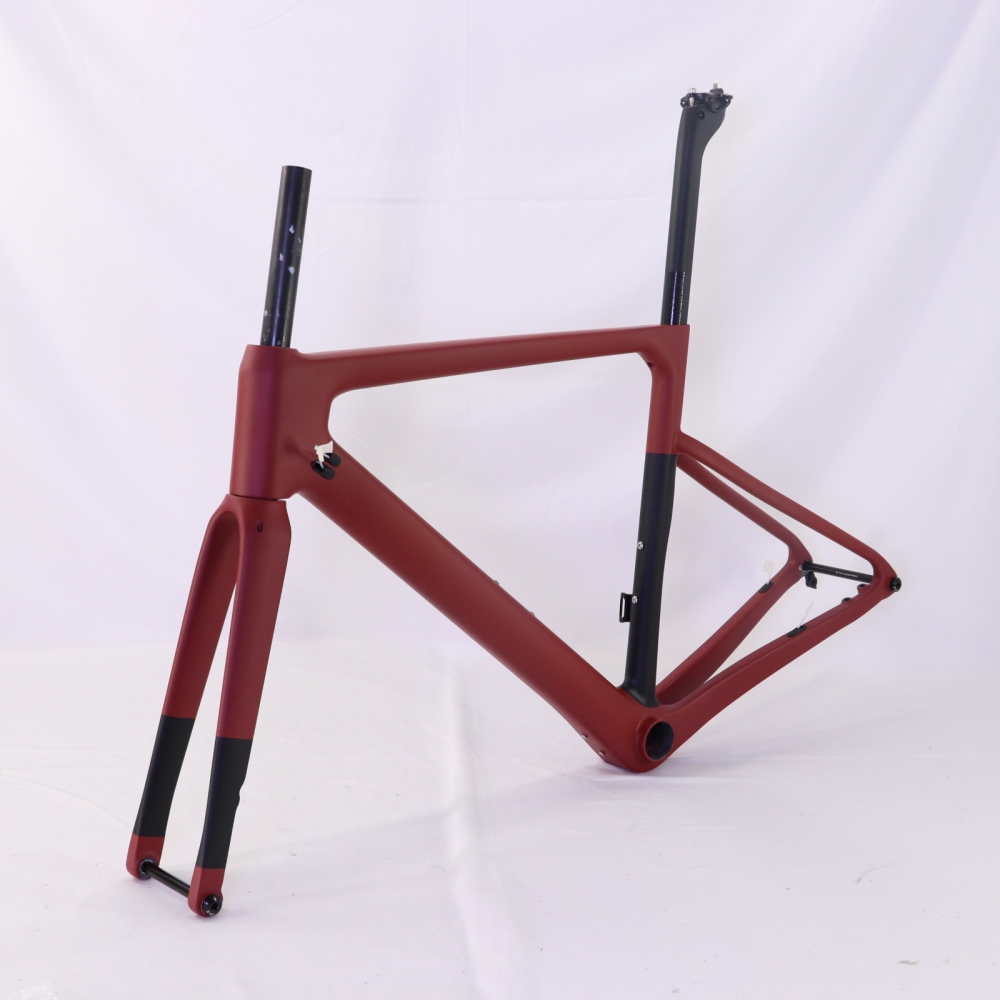 VB-R-086 Carbon Road Bike Frame Matte Red