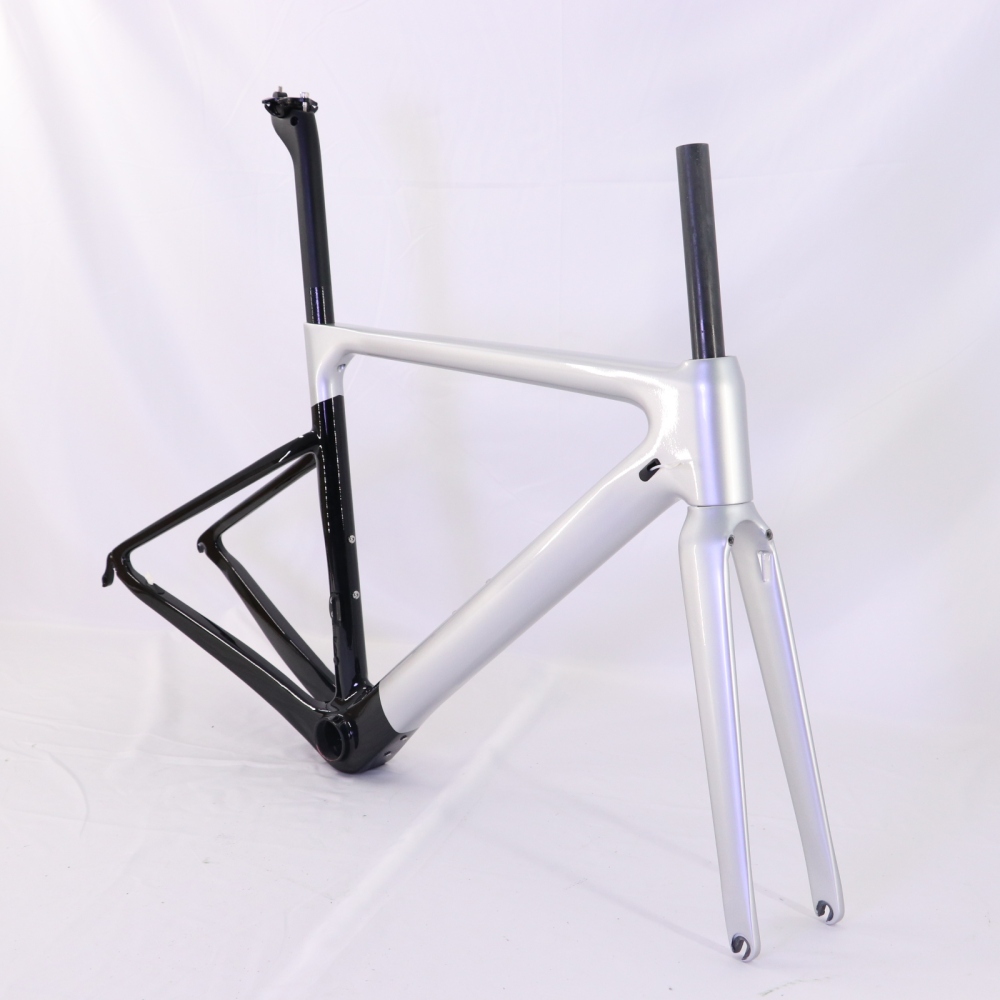 VB-R-086 Carbon Road Bike Frame Glossy Silver