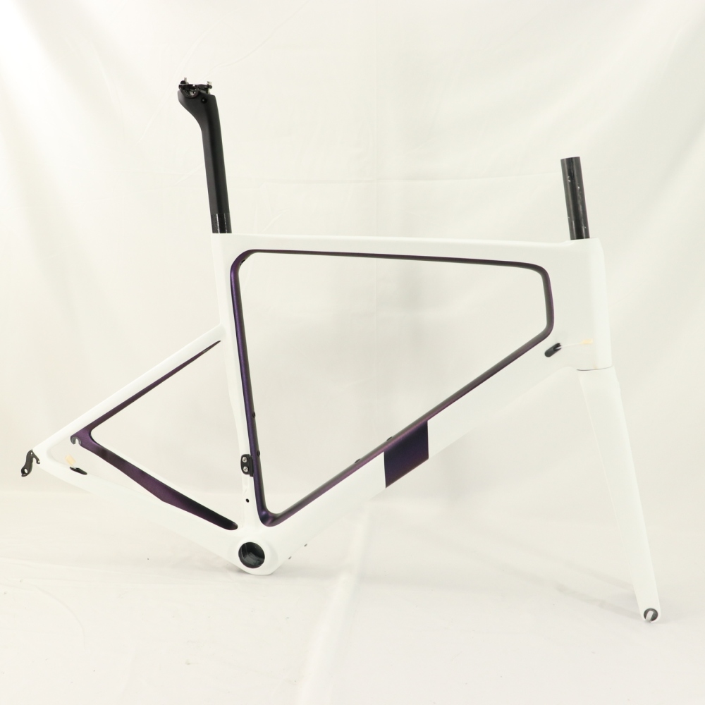 VB-R-086 Carbon Road Bike Frame Matte Chameleon & White