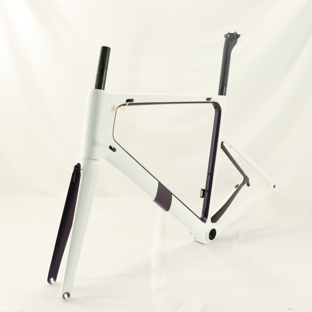 VB-R-086 Carbon Road Bike Frame Matte Chameleon & White