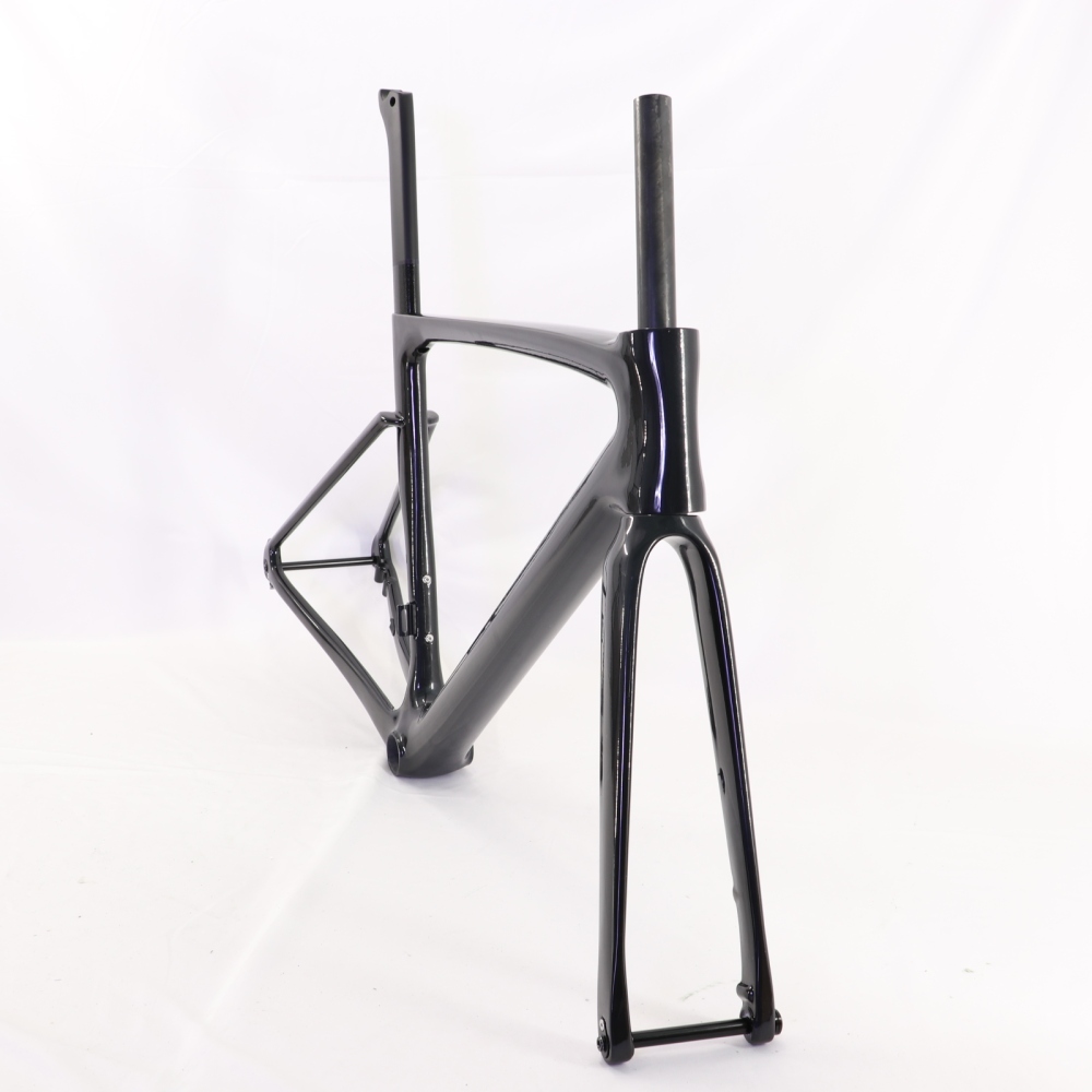 VB-R-168 Light Weight Carbon Road Bike Frameset Metallic Black