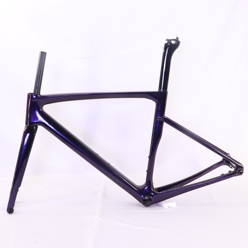 VB-R-168 Light Weight Carbon Road Bike Frameset Purple Chameleon