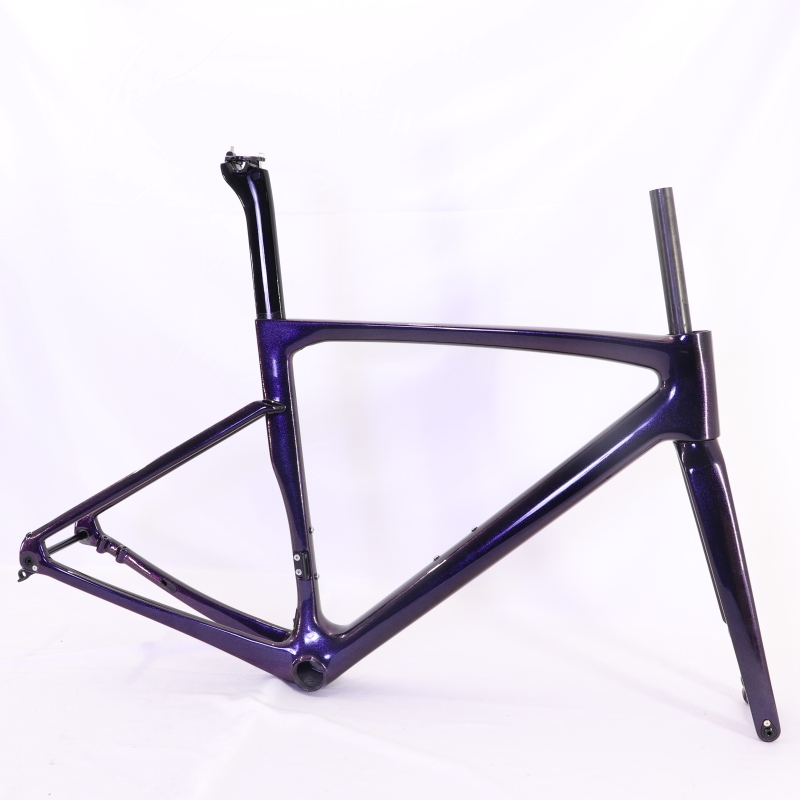 VB-R-168 Light Weight Carbon Road Bike Frameset Purple Chameleon