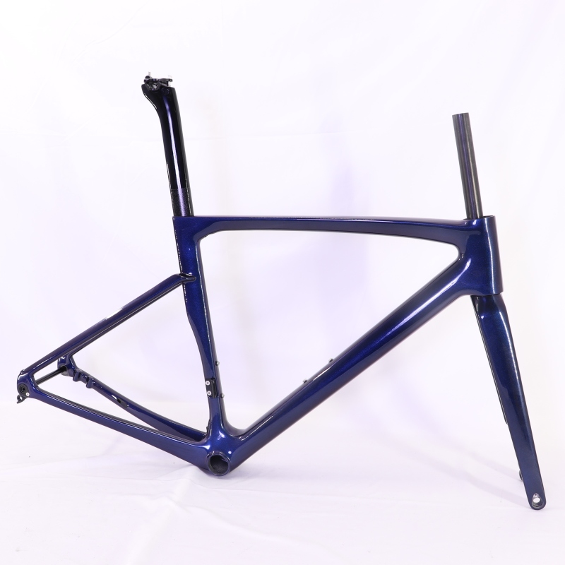VB-R-168 Light Weight Carbon Road Bike Frameset Blue Chameleon