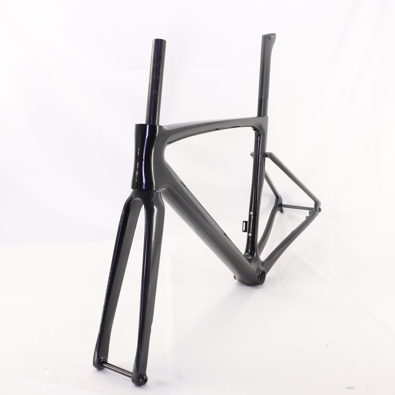 VB-R-168 Light Weight Carbon Road Bike Frameset Metallic Black