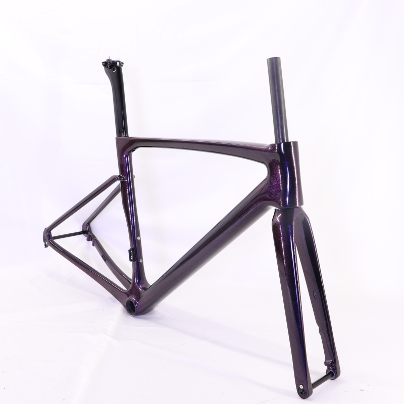 VB-R-168 Light Weight Carbon Road Bike Frameset Purple Chameleon