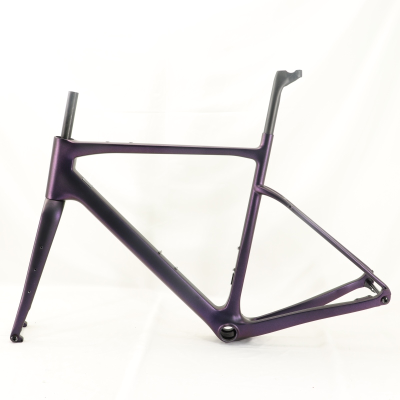 GF-002 Carbon Gravel Bike Frameset Chameleon Purple Matte