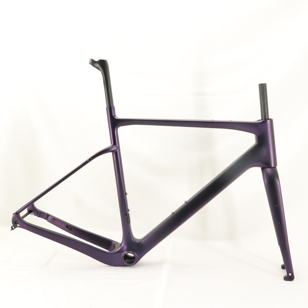 GF-002 Carbon Gravel Bike Frameset Chameleon Purple Matte