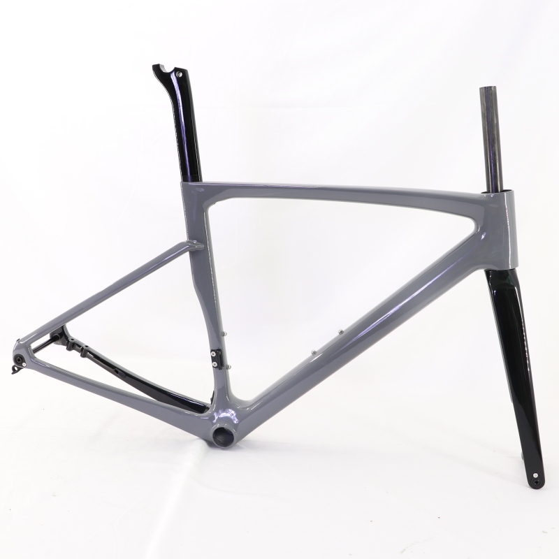 VB-R-168 Light Weight Carbon Road Bike Frameset Glossy Grey