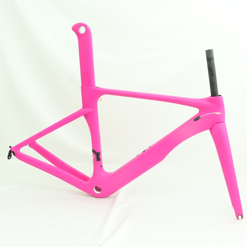 VB-R-068 road bicycle frameset pink color