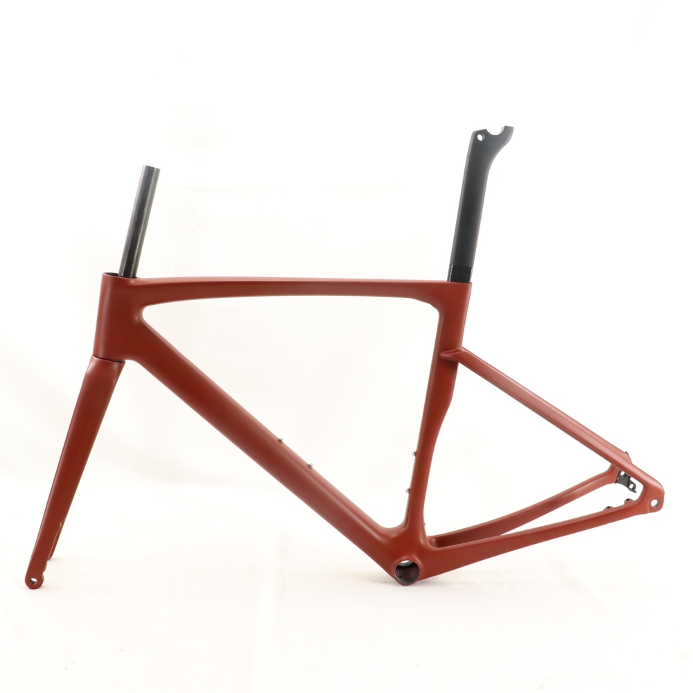 VB-R-168 Light Weight Carbon Road Bike Frameset Dark Red 7627