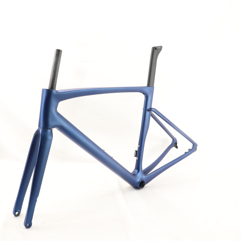 VB-R-168 Light Weight Carbon Road Bike Frameset Matte Metallic Blue Finish
