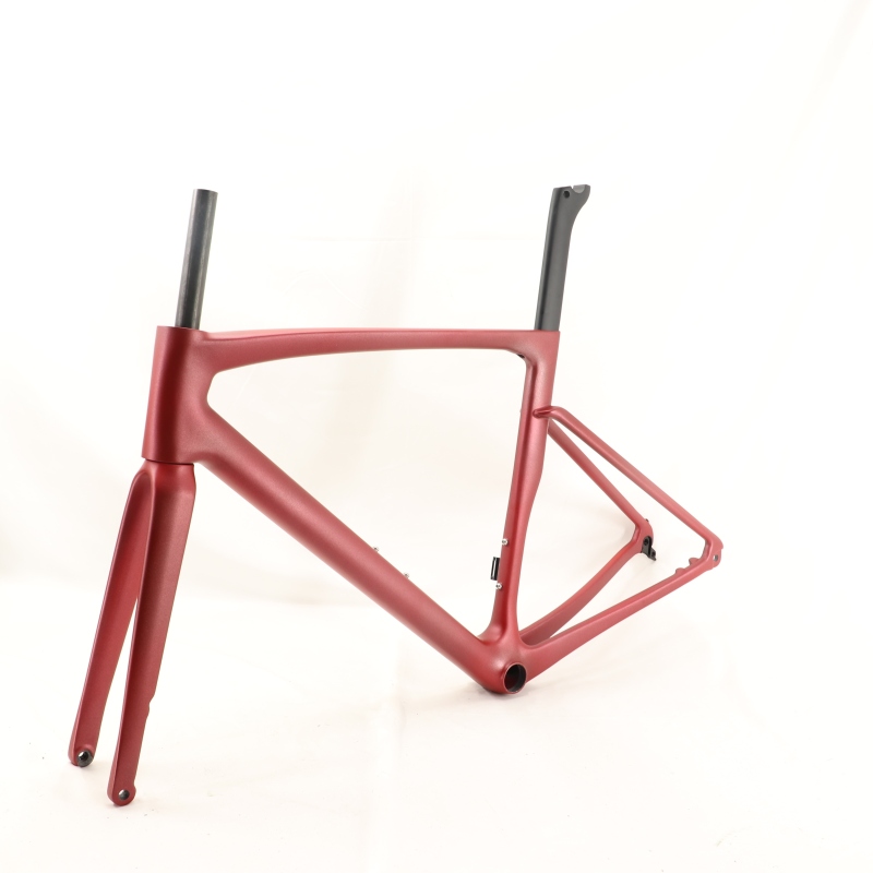 VB-R-168 Light Weight Carbon Road Bike Frameset Metallic Red