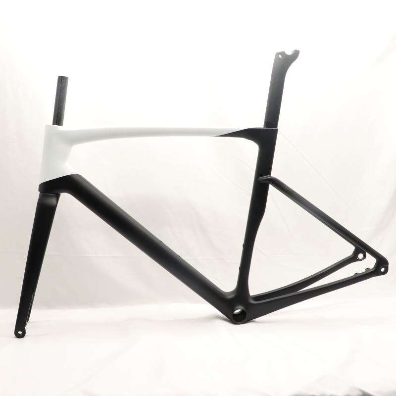 VB-R-168 Light Weight Carbon Road Bike Frameset Matte Black &amp; White