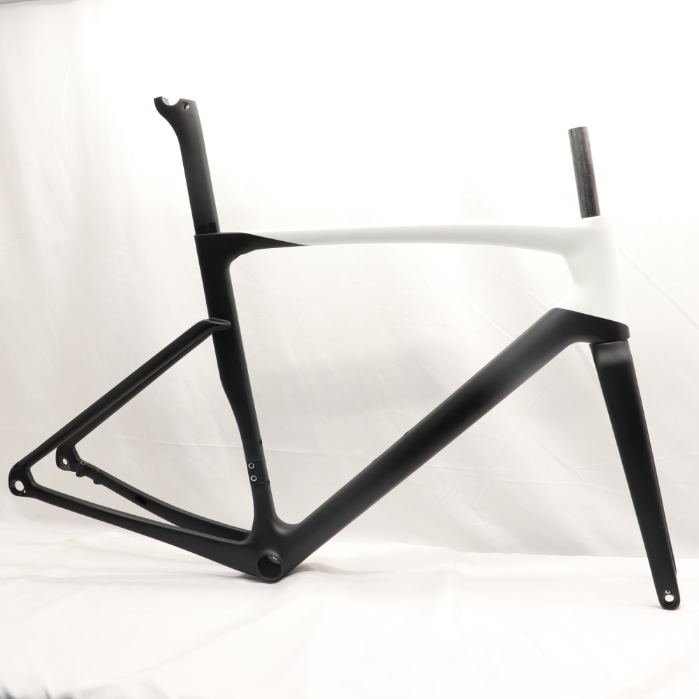 VB-R-168 Light Weight Carbon Road Bike Frameset Matte Black & White