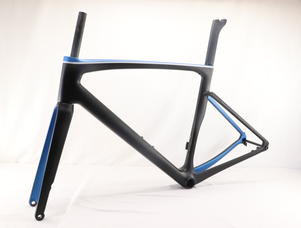 VB-R-168 Light Weight Carbon Road Bike Frameset Matte Metallic Blue & Black