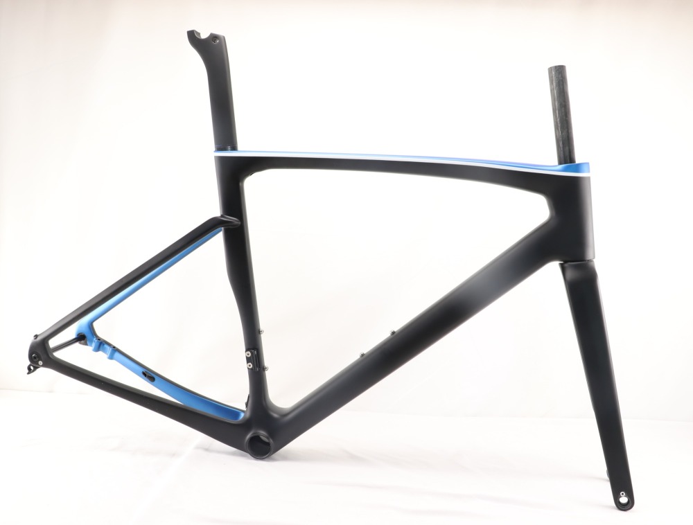 VB-R-168 Light Weight Carbon Road Bike Frameset Matte Metallic Blue & Black