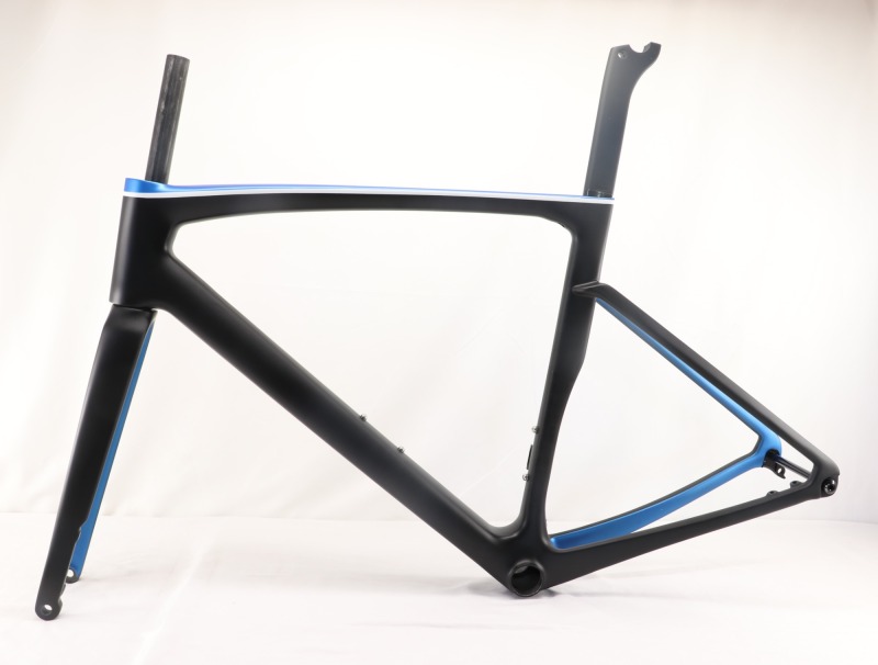 VB-R-168 Light Weight Carbon Road Bike Frameset Matte Metallic Blue &amp; Black