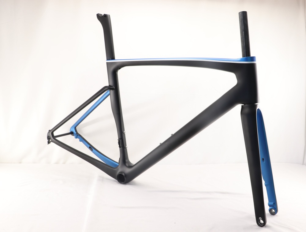 VB-R-168 Light Weight Carbon Road Bike Frameset Matte Metallic Blue & Black