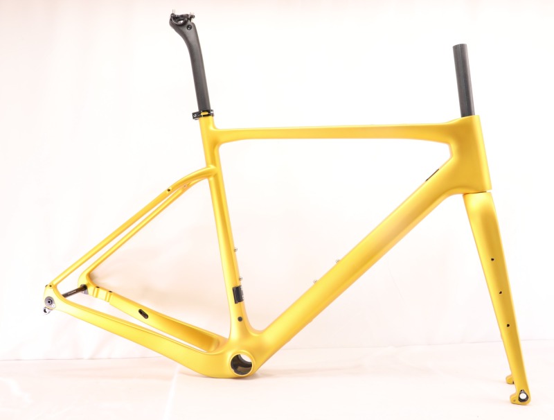 GF-002 Carbon Gravel Bike Frameset Matte Golden