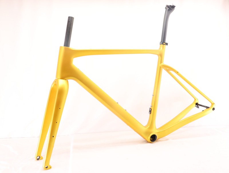 GF-002 Carbon Gravel Bike Frameset Matte Golden