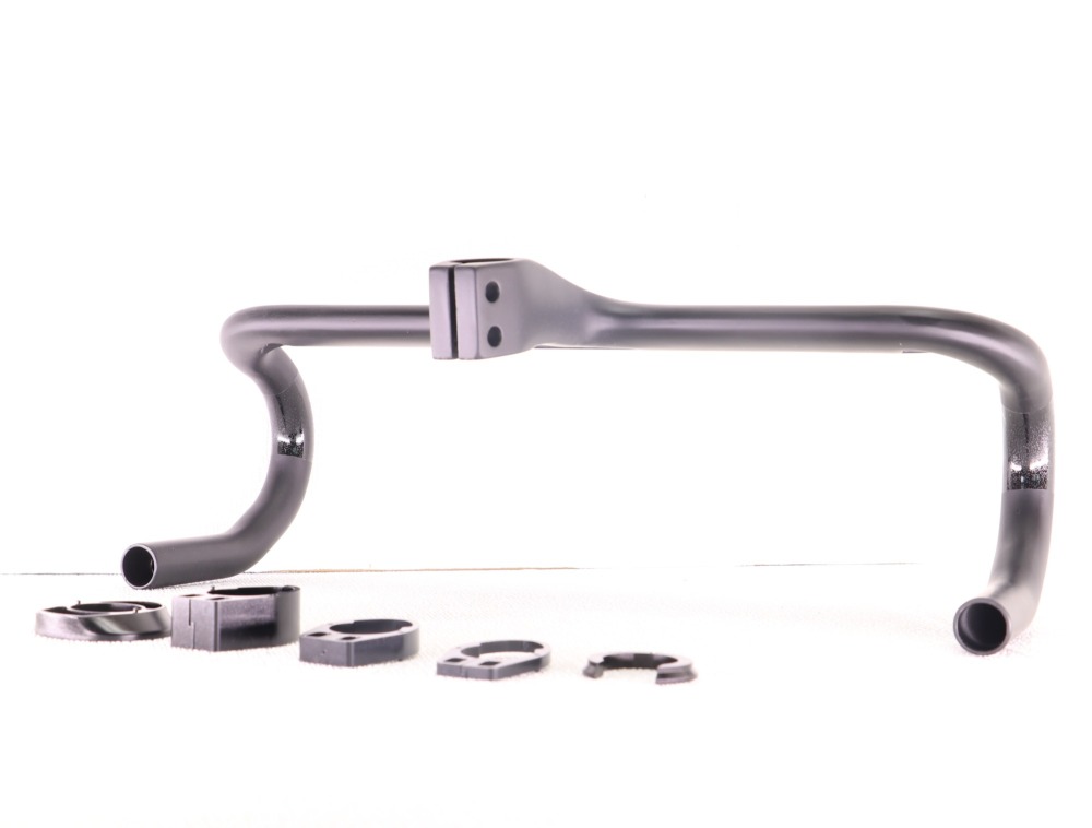 Carbon Fiber Road Bike Integrated Handlebar With Spacers For Hidden Cables Routing