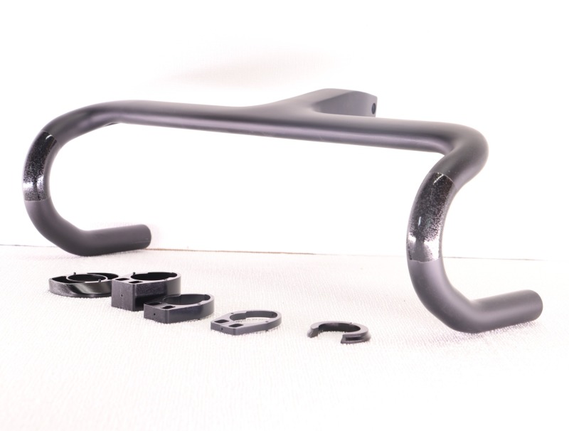 Carbon Fiber Road Bike Integrated Handlebar With Spacers For Hidden Cables Routing