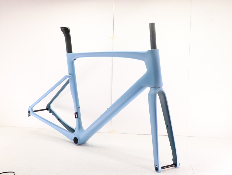 VB-R-168 Light Weight Carbon Road Bike Frame Light Blue