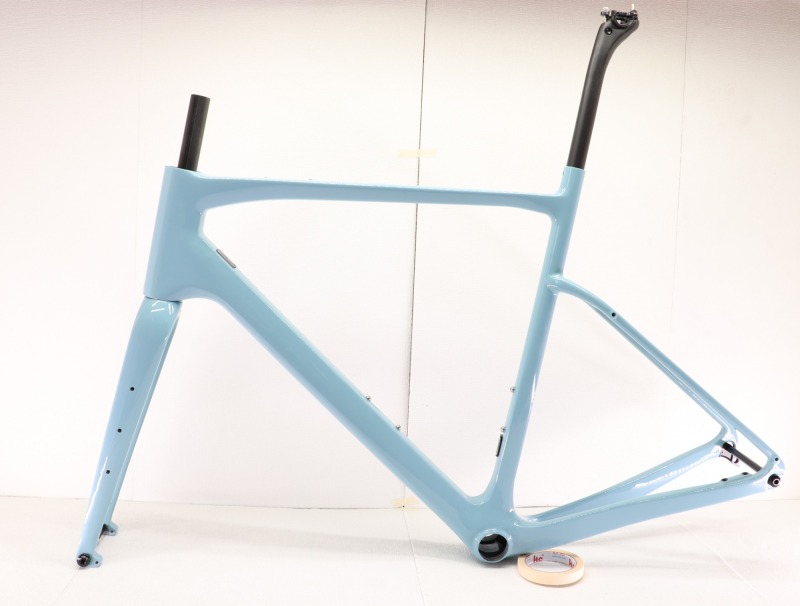 GF-002 Carbon Gravel Bike Frame set Light Blue