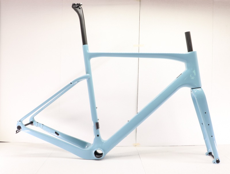GF-002 Carbon Gravel Bike Frame set Light Blue