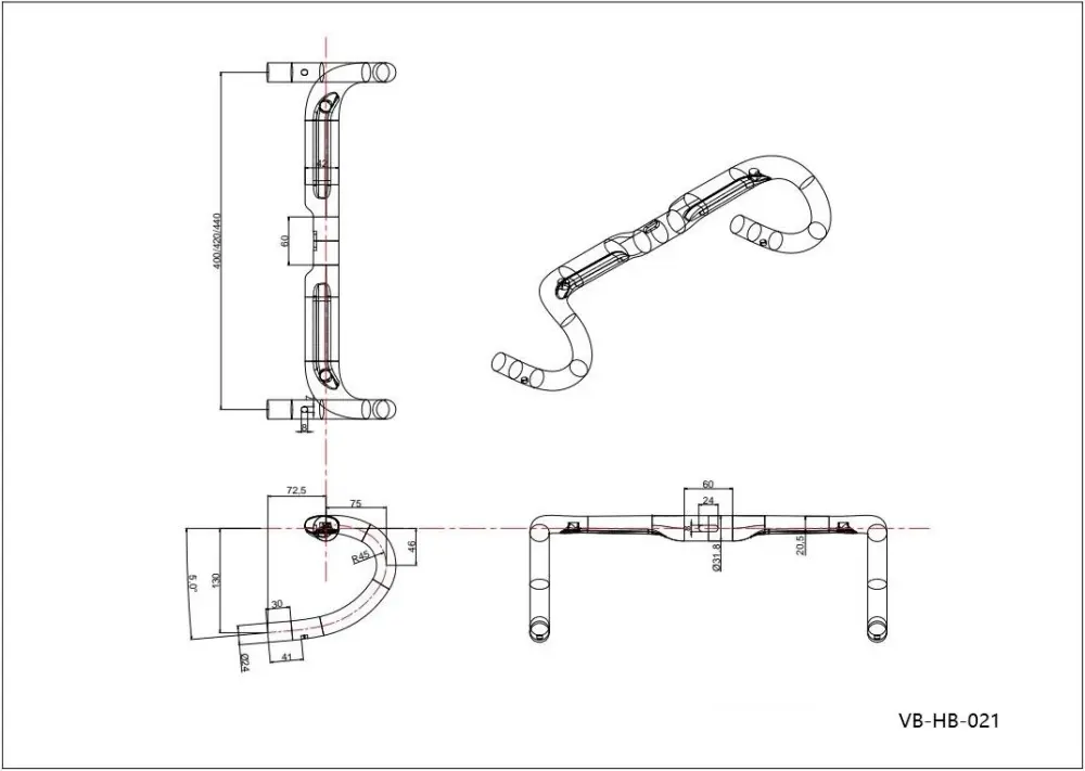 Handlebar Core Sample 2021 New Carbon Handlebar With Separate Stem Full Inner Cable Routing