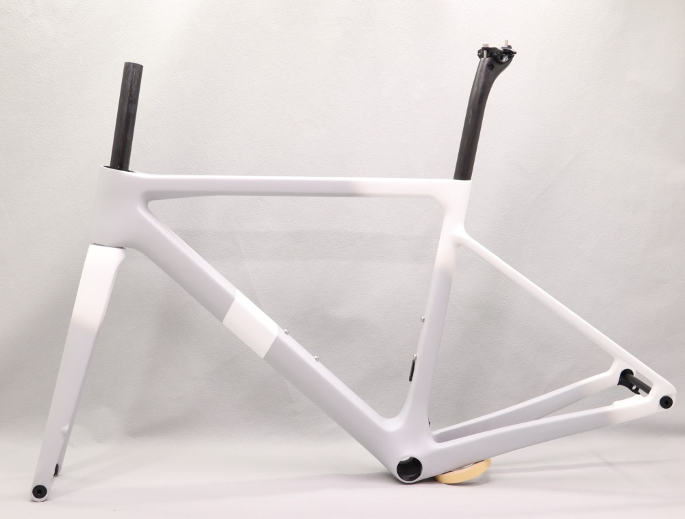 2020 VB-R-177 super light Carbon fiber Road Frame Grey & White Fadding