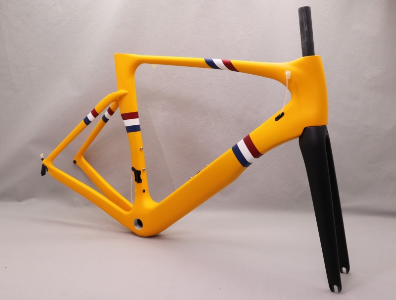 VB-R-068 road bicycle frameset customized matte finish