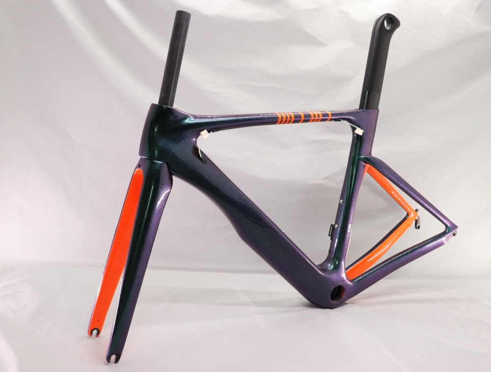 VB-R-068 Road Bicycle Frame Chameleon Green
