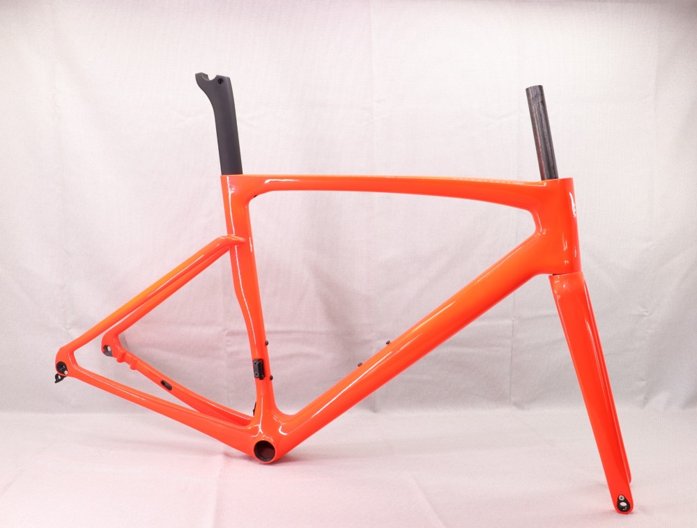 VB-R-168 Light Weight Carbon Road Bike Frame Bright Red Glossy Paint