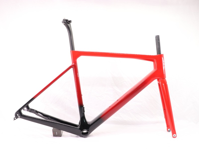 2020 VB-R-177 Super Light Carbon Road Frame Red Fading Glossy Paint