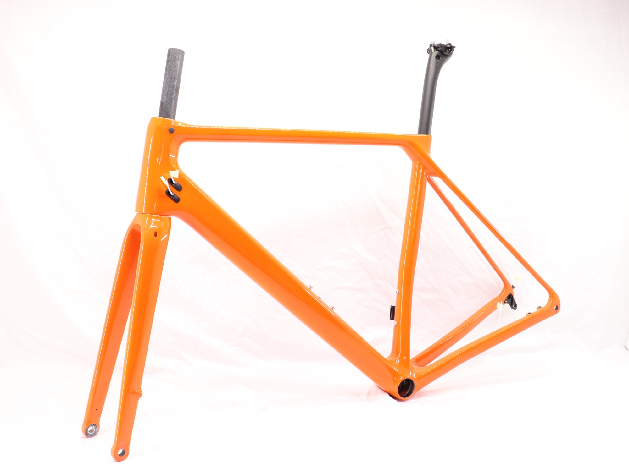 VB R 066 Carbon Disc Brake Road Bike Frame Custom Paint Orange