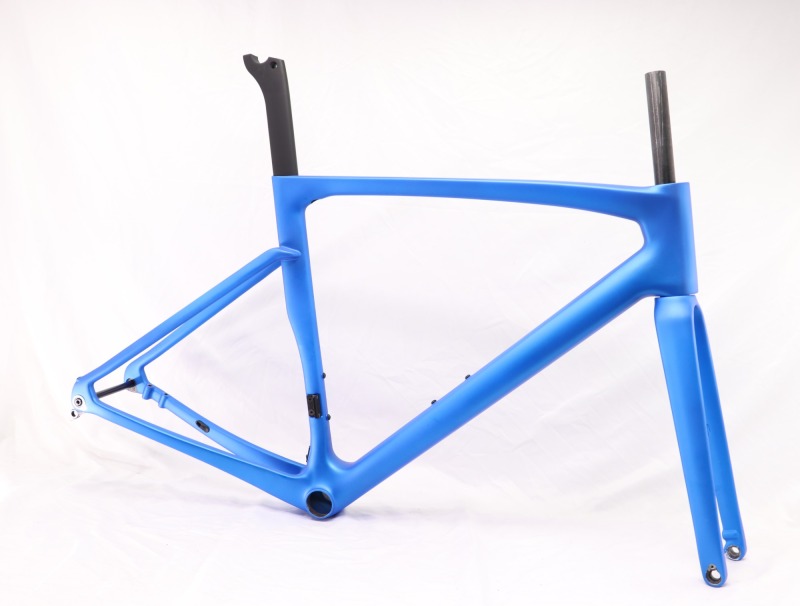 VB-R-168 Light Weight Carbon Road Bike Frame Matte Metallic Blue