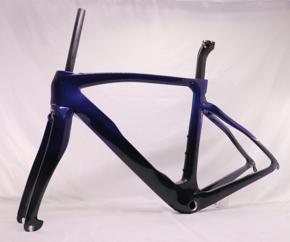 2022 VB-R-218 Carbon Fiber Aero Road Frame V Brake Fadding Chameleon