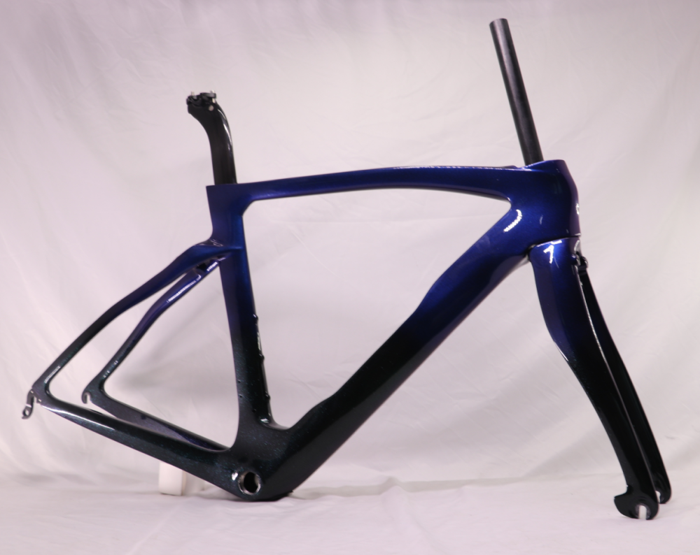 2022 VB-R-218 Carbon Fiber Aero Road Frame V Brake Fadding Chameleon