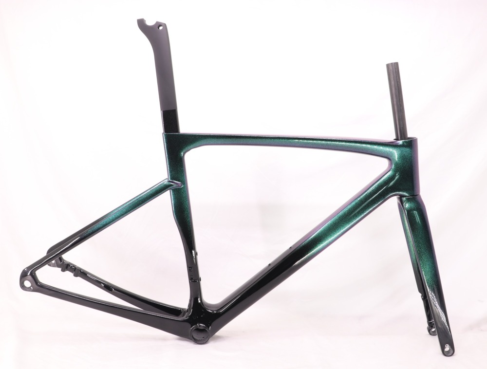 VB-R-168 Light Weight Carbon Road Bike Frameset Fading Chameleon Green