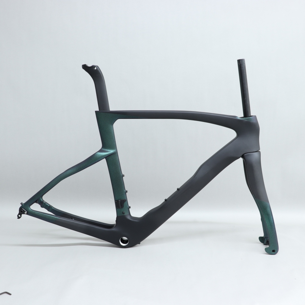 R 218 Green Chameleon & Black Matte Paint