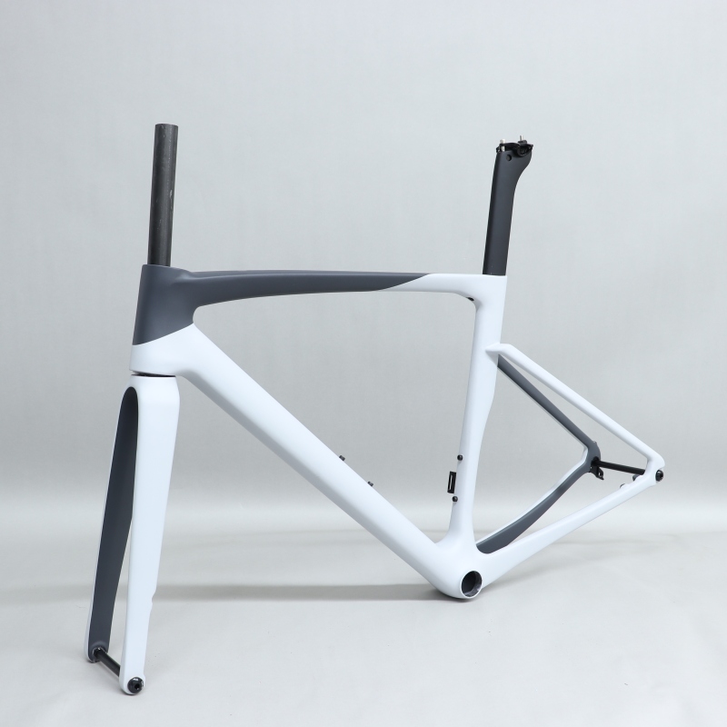 R 168 carbon road bike frame Matte Grey