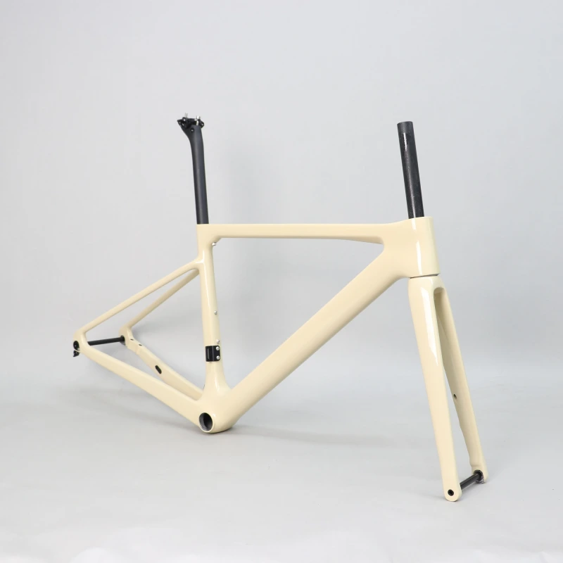 R-177 Creamy Yellow Carbon Road Frame
