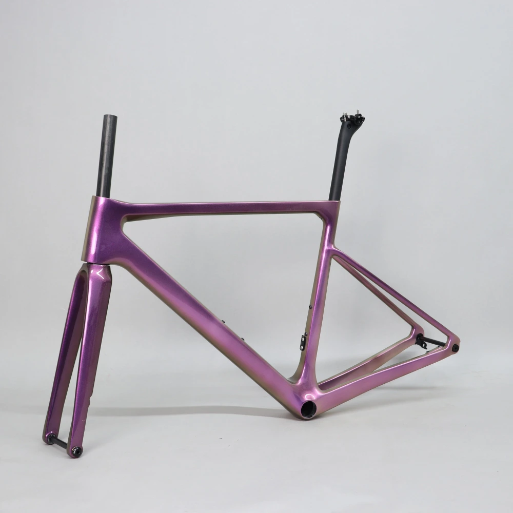 R-177 New Pink Chameleon Customzied Paint Super Light Carbon Road