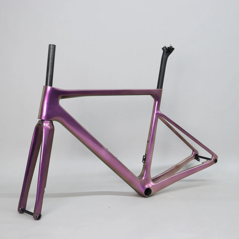 R-177 New Pink Chameleon Customzied Paint Super Light Carbon Road
