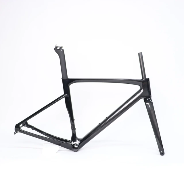 R 168 Carbon Road Bike Frame Black Fadding to UD Carbon Weave